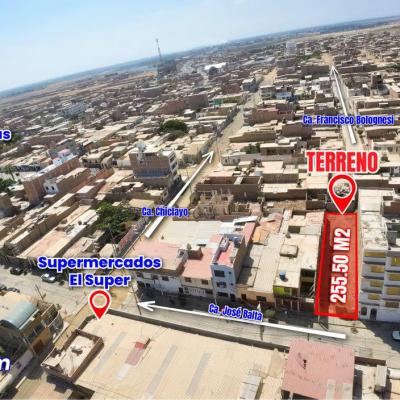 ¡EN VENTA! AMPLIO TERRENO DE 255.50 M2 EN EL CORAZÓN DE PIMENTEL